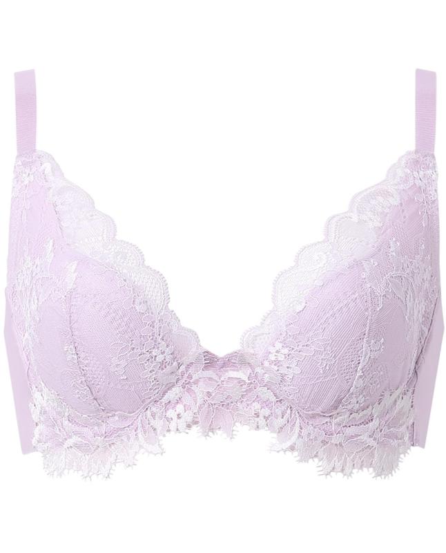 [ワコール] ブラジャー【ナチュラルメイクブラ】 バストを美しいポジションで安定 段差がつきにくい(脇・背中) ビューティフルフィットタイプ BXC708 PU D80