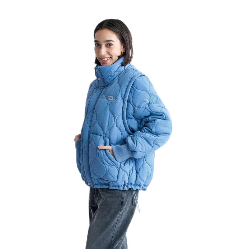ROXY(ロキシー) 中綿 2WAYジャケット袖取り外し可能 中綿 2WAYジャケットレディース