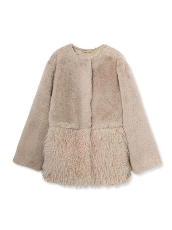 楽天市場】【COEL】 ヘリンボーンエコファーコート 182401004 コエル