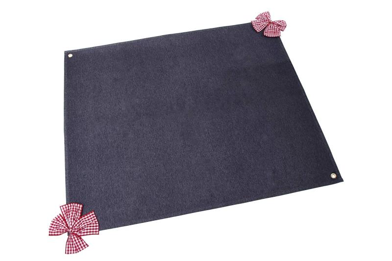 ATTHIS（アティス）Picnic mat denim color \u0026amp; Red color Ribbon 余暇居敷き 3粍 朦々たる ジーンズ色つや×赤いことシュロの葉 170cm×140糎 ピクニック居敷き アウトドア 難民キャンプ リビング 後押し防