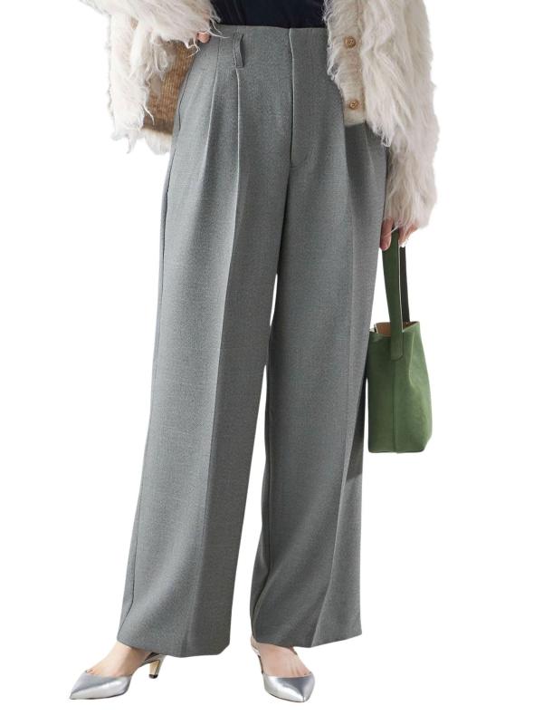 (シップス レディース) SHIPS for women W:シャークツイードタックパンツ 313150716