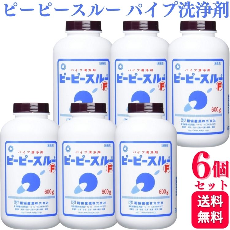 【6個セット】 和協産業 ピーピースルーＦ 600g 業務用 7,796円