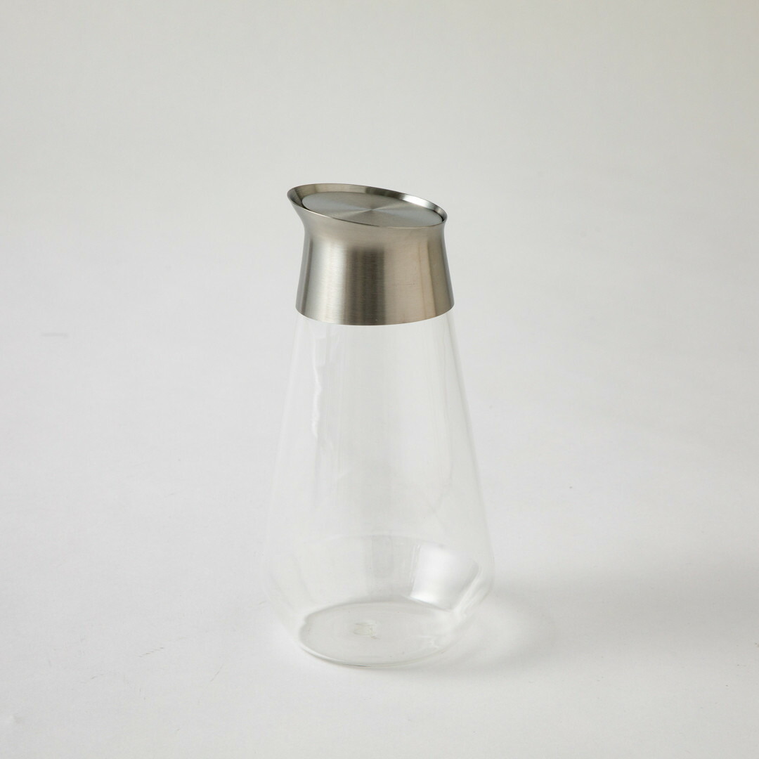 良好品】 キントー KINTO LUCE ウォーターカラフェ 1L 冷水筒 麦茶 ポット ガラス 耐熱 コーヒー ティーポット 水出し ジャグ ボトル  ピッチャー カラフェ ウォーターポット 新生活