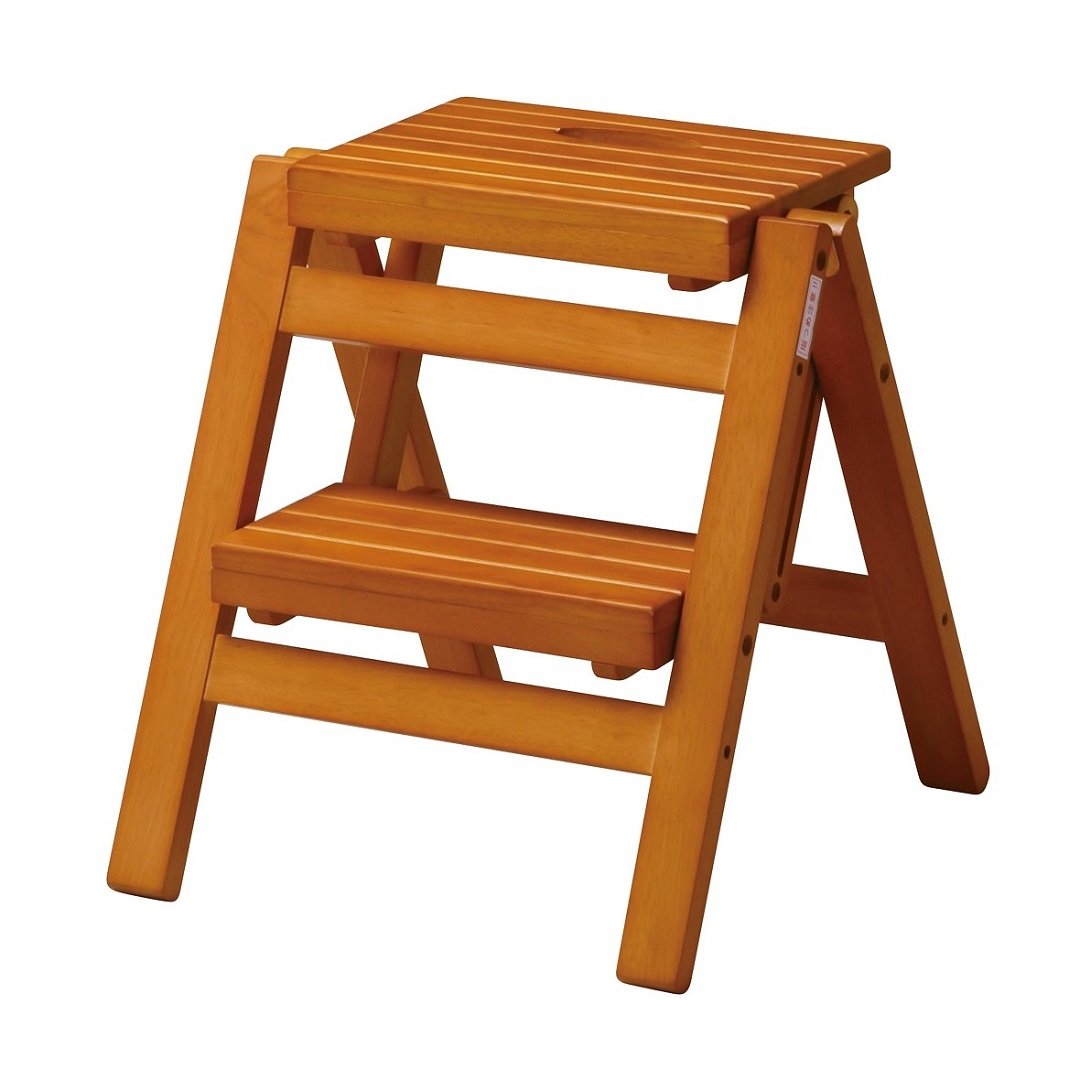木製 ステップスツール 折りたたみ式 楽天市場】《弘益|KOEKI/LF》折り畳み ステップチェア 2段 高さ46.5cm