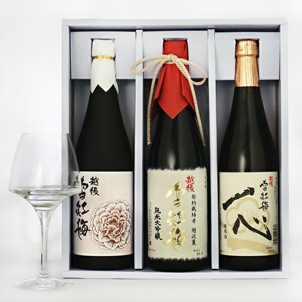 期間限定】 越後雪紅梅 受賞酒３本セット 箱入 720ml×3本 長谷川酒造 新潟県 日本酒 お酒 清酒 ギフト プレゼント 贈答 歳暮 中元 年賀  qdtek.vn