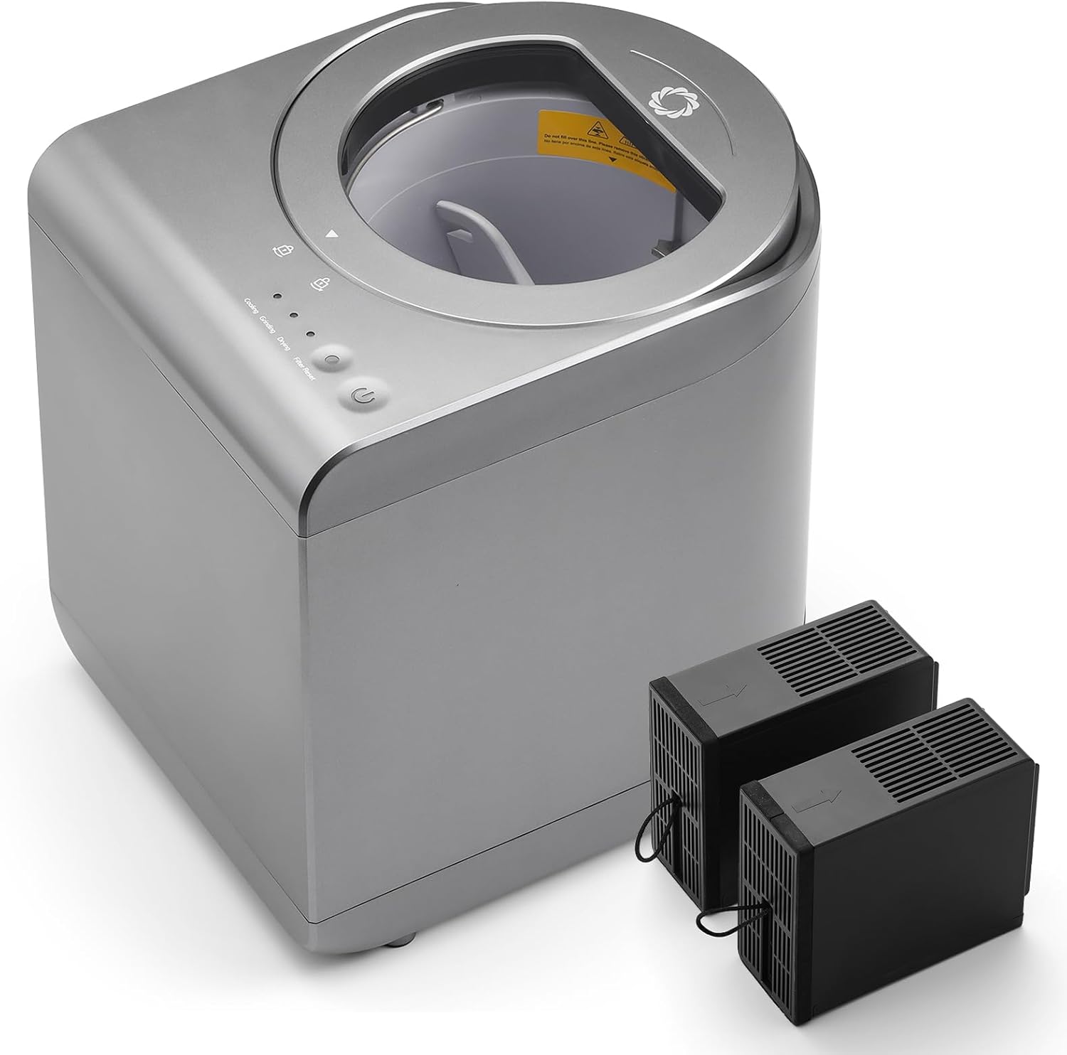 【送料無料】生ごみ処理機 電動 家庭用 2.5L 密閉 防臭 消臭 量90パーセント削減 卓上 小型 生ゴミ 減量 乾燥機 高温乾燥 粉砕 一体型 肥料 堆肥 補助金対象 お手入れ簡単 キッチン コンポスター Airthereal Revive｜Kurasu and Build 23,759円