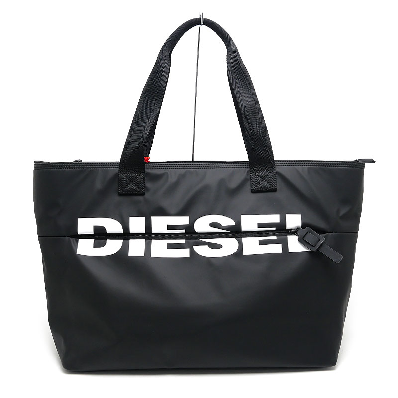 未使用 タグ付 DIESEL ディーゼル ブラック トートバッグ 大容量 デニム 新品 未使用/タグ付き/定価38 500円》DIESEL ディーゼル