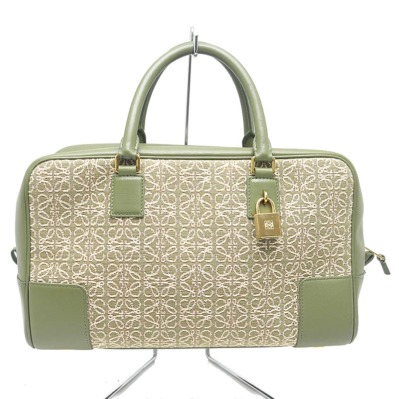 【中古】ロエベ LOEWE アマソナ28 アナ瓦 ジャかばい立て A039N08X02 レディース ハンドバック 【一六銀行価値付ける品】