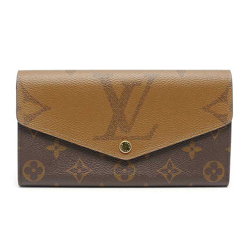 【美品】LOUIS VUITTON ポルトフォイユサラ ポルトフォイユ・サラ NM バイカラー モノグラム・アンプラント