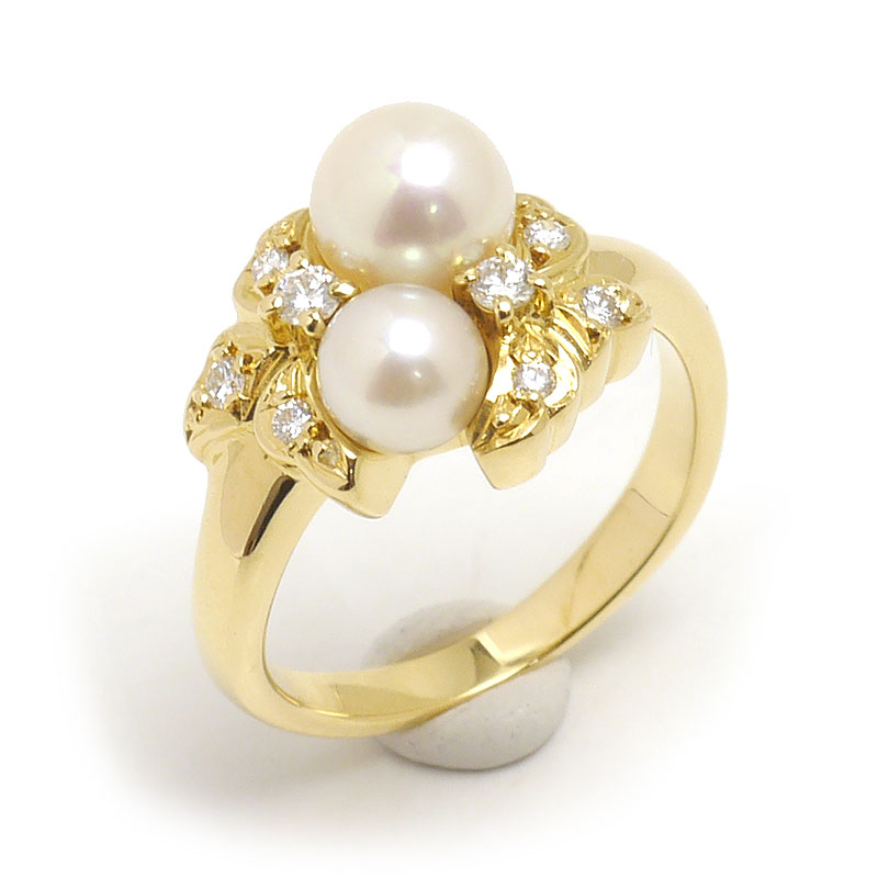 楽天市場】MIKIMOTO【ミキモト】パールリング Pt950 7mm