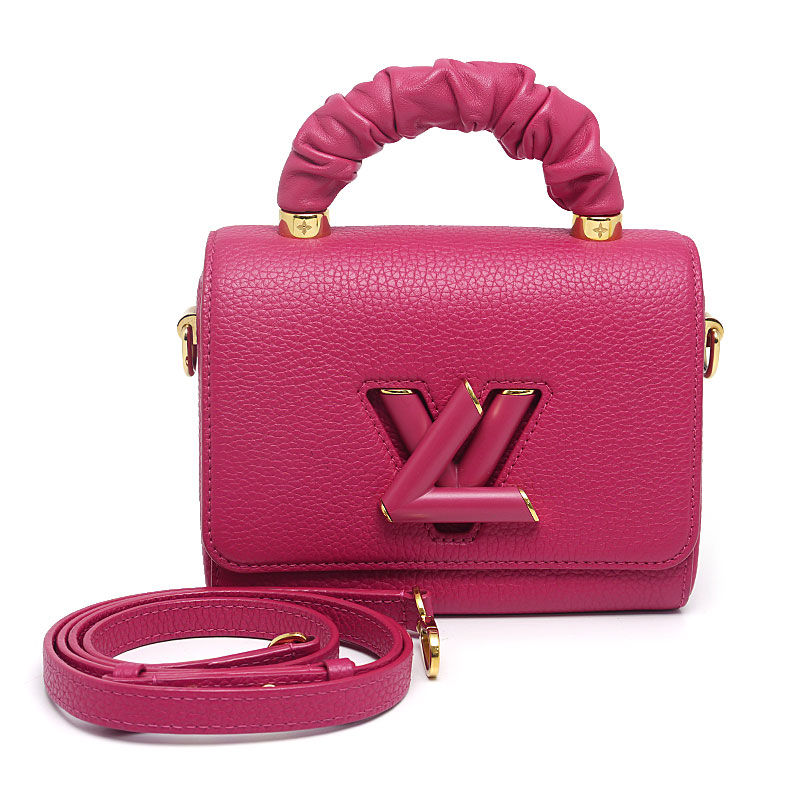 【中古】ルイヴィトン Louis Vuitton LV ツイストPM M58691 ローズポンディシェリ 2WAYハンドバッグ クロスボディ【質屋鑑定品】｜質屋クラタセブン