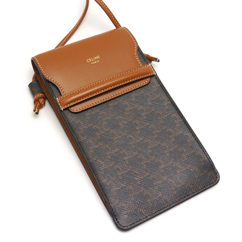 【直営店買付】セリーヌ ポーチ トリオンフキャンバス 10D462BT9 CELINE Triomphe Canvas(セリーヌ トリオンフキャンバス) ポーチ