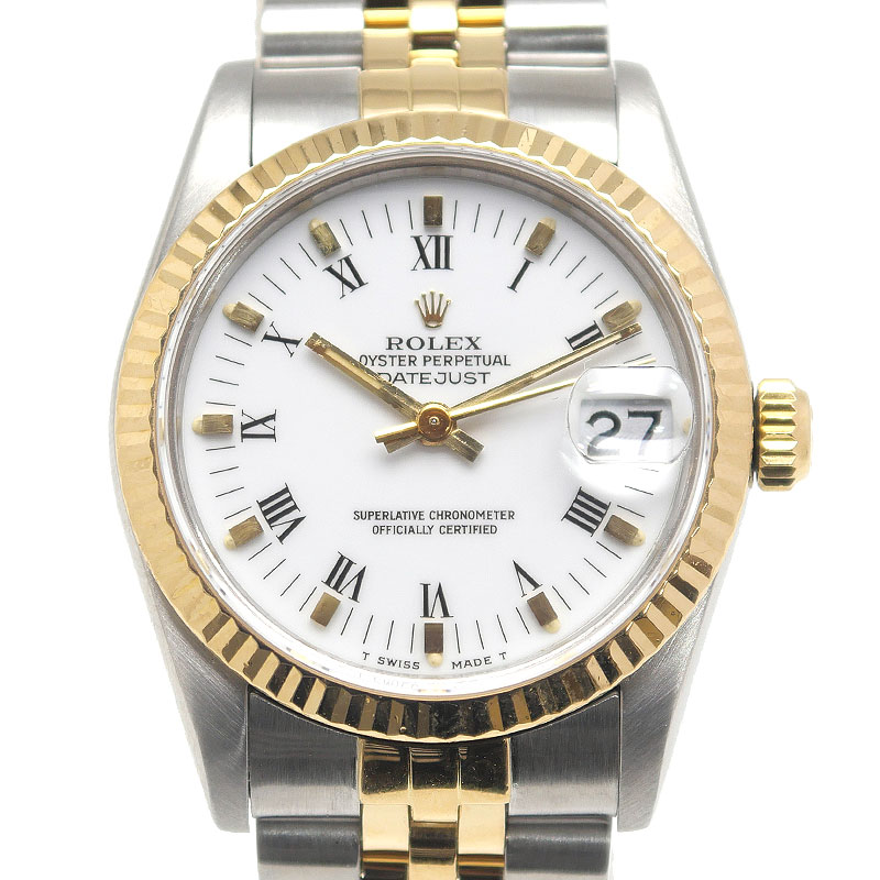 【中古】ロレックス ROLEX デイトジャスト 68273 ボーイズ SS×YG コンビ L番・1985年頃【質屋鑑定品】|質屋クラタセブン