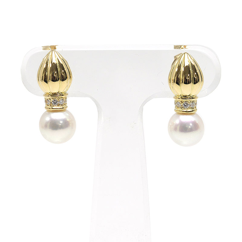 楽天市場】【ミキモト】Mikimoto パール ダイヤ 2way ピアス