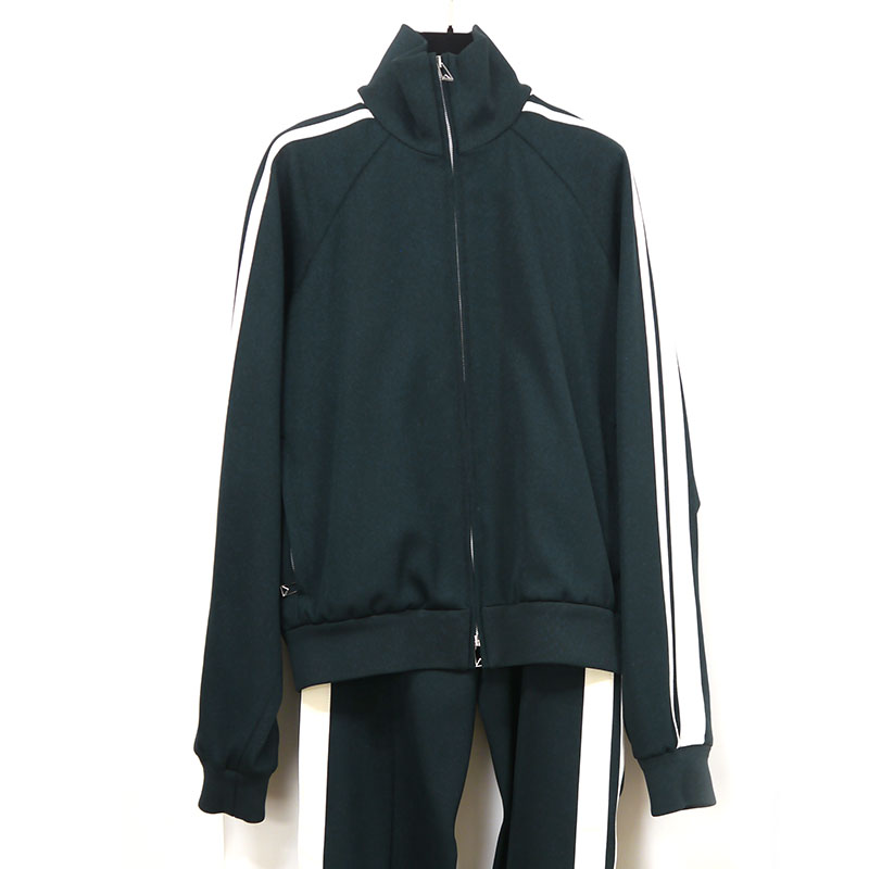 【中古】ボッテガヴェネタ BOTTEGA VENETA セットアップ ジャージ ダークグリーン 上M/下S【質屋鑑定品】｜質屋クラタセブン