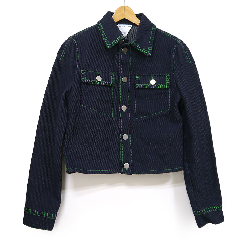 楽天市場】【中古】BOTTEGA VENETAレザージャケット ブラック