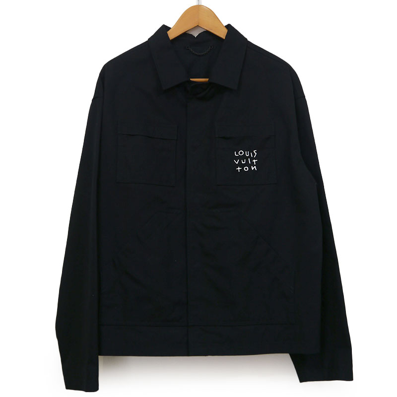 ルイヴィトン ブルゾン 22AW サイズ:44 モノグラムデザインレーヨンコーチブルゾン 中古 SB01
