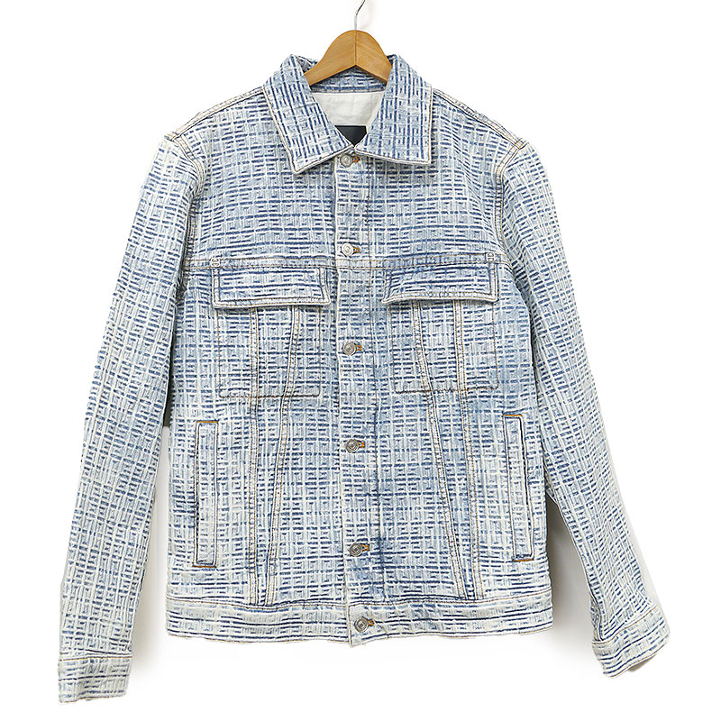 【中古】ジバンシー GIVENCHY 4Gモチーフデニムジャケット BM00Q65Y31 S 【質屋鑑定品】|質屋クラタセブン