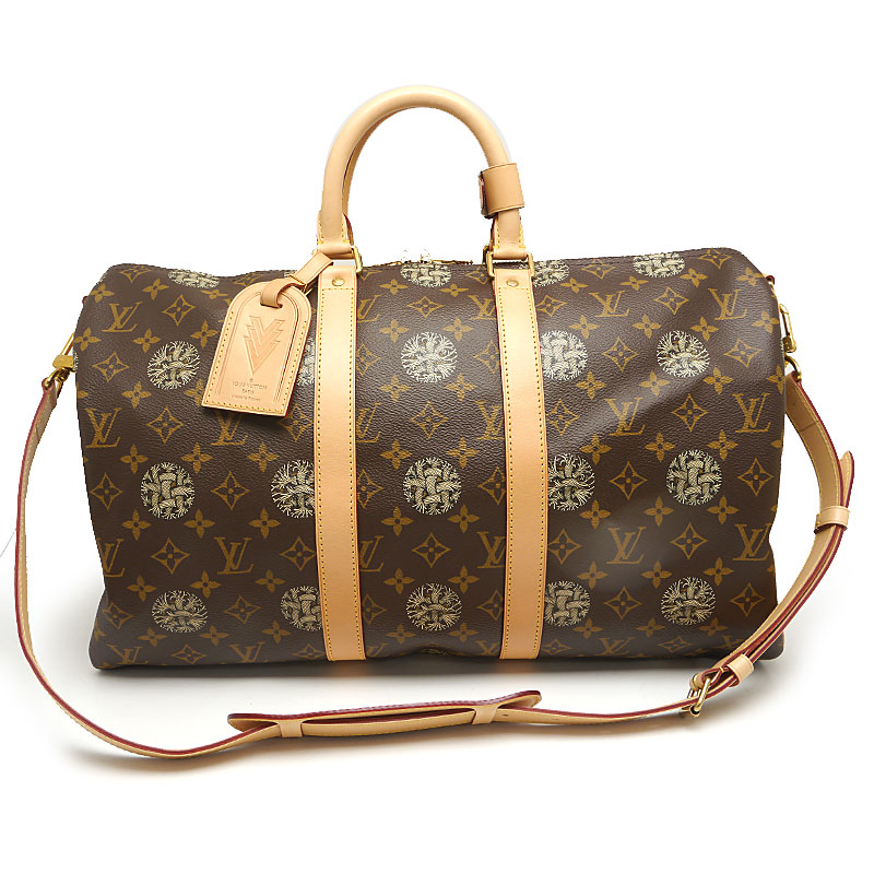 【中古】ルイヴィトン Louis Vuitton LV キーポル・バンドリエール45 モノグラム クリストファー・ネメス メンズ ボストンバッグ  【一六銀行位置づける品】