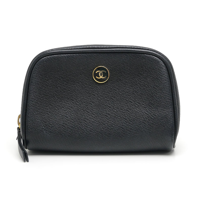 CHANEL ノベルティ　ポーチ　キルティングレザー 新品】 CHANEL シャネル ノベルティ コスメポーチ キルティング