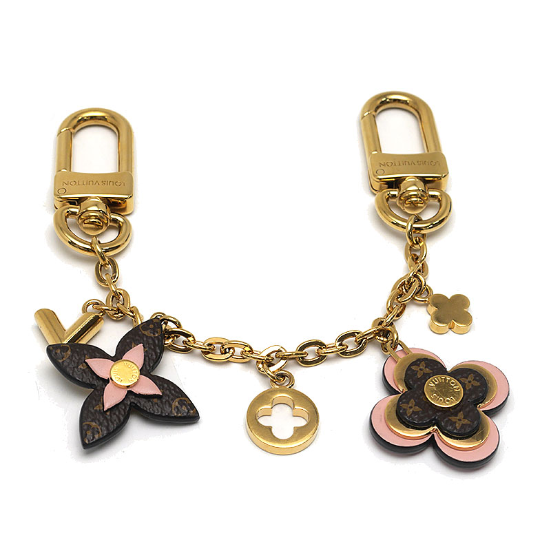【中古】ルイヴィトン Louis Vuitton LV バッグチャーム チェーン・ブルーミング フラワー M01414 モノグラム【質屋鑑定品】|質屋クラタセブン