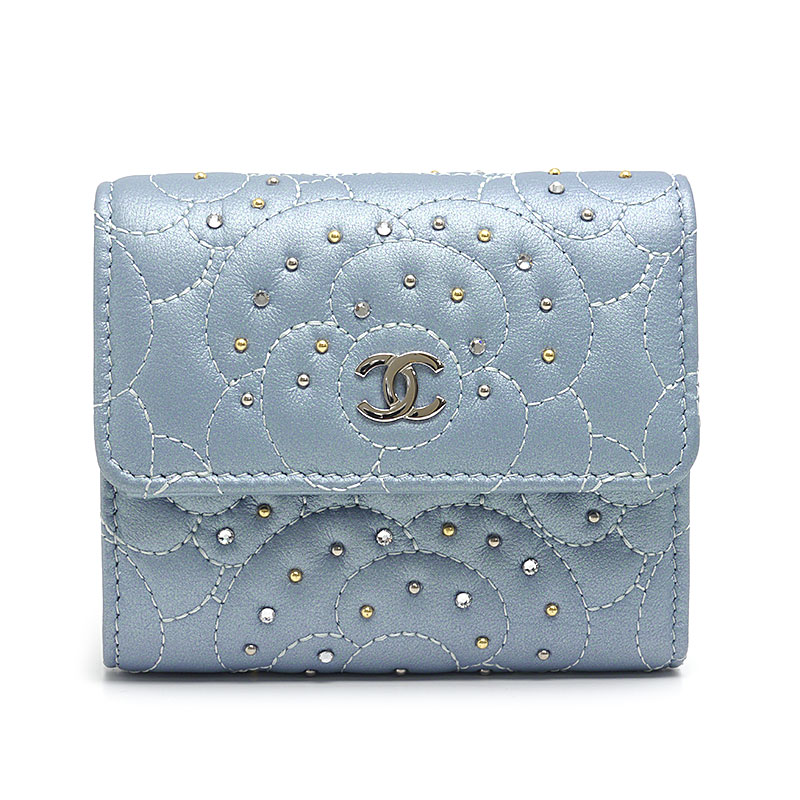 超美品　CHANEL シャネル　2.55 マトラッセ　フラップ　三つ折り財布 楽天市場】【お値下げ品】CHANEL （シャネル） 2.55 ﾐﾃﾞｨｱﾑ