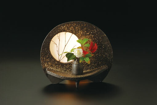 楽天市場】信楽焼江月 ついたて 花器 花瓶 陶器 花入れ 彩り屋