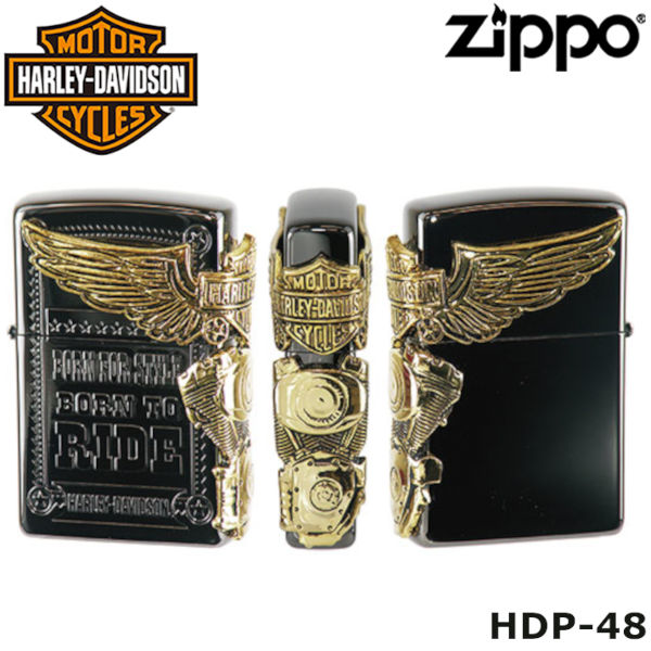 日本限定 正規品 ZIPPO HARLEY-DAVIDSON HDP-48 チタンブラック ジッポーライター ジッポー ジッポライター ジッポ Zippo ハーレー ダビッドソン ハーレー オイルライター 白頭鷲|KURAZO よろずやくら蔵 店