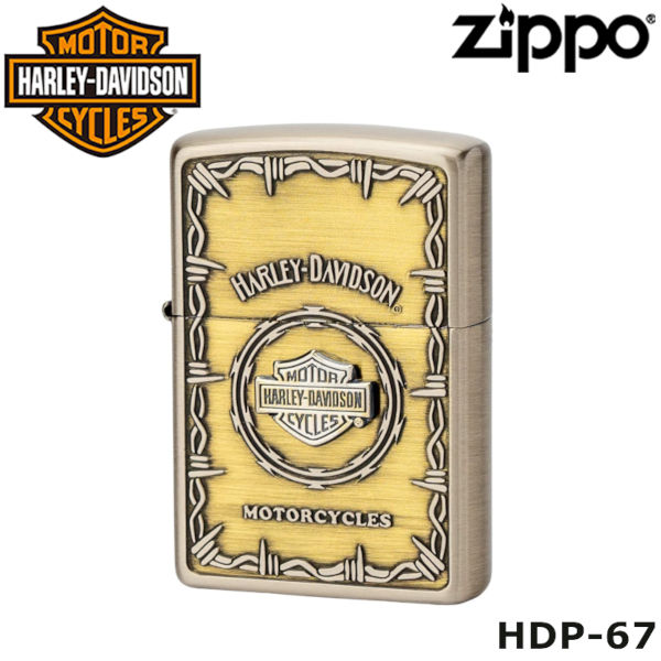 日本限定 正規品 ZIPPO HARLEY-DAVIDSON HDP-67 Sメタル バー＆シールド ジッポーライター ジッポー ジッポライター ジッポ Zippo ハーレー ダビッドソン ハーレー オイルライター 白頭鷲