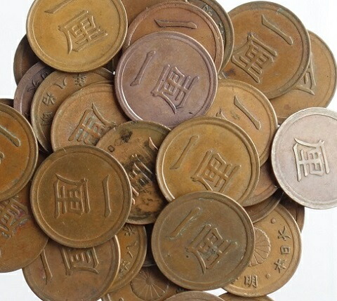 楽天市場】【銅貨】 一厘銅貨 明治6年（1873年） 流通品 【1厘=1