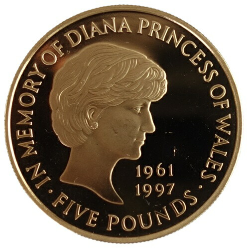 楽天市場】イギリスダイアナ妃追悼記念5ポンドプルーフ銀貨PCGS鑑定