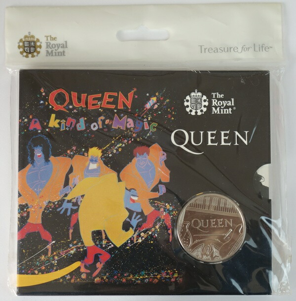 イギリス　 QUEEN　クイーン　 ５ポンド貨　 英国ロイヤルミント　 2020年