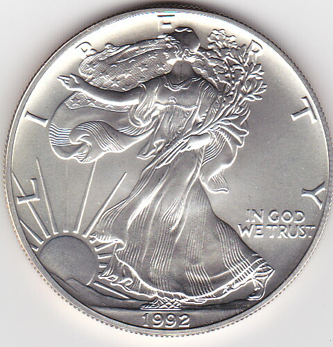 楽天市場】アメリカイーグル1ドル銀貨 1993年 : 紅林コイン