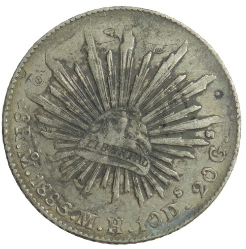 本物保証 メキシコ 8レアル銀貨 1895年 imgrc0100436295.jpg