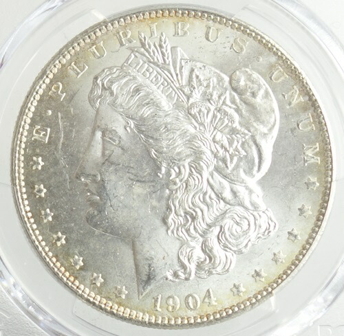 MS-307モルガン銀貨1890年オールド アメリカ合衆国 1ドル MS-307