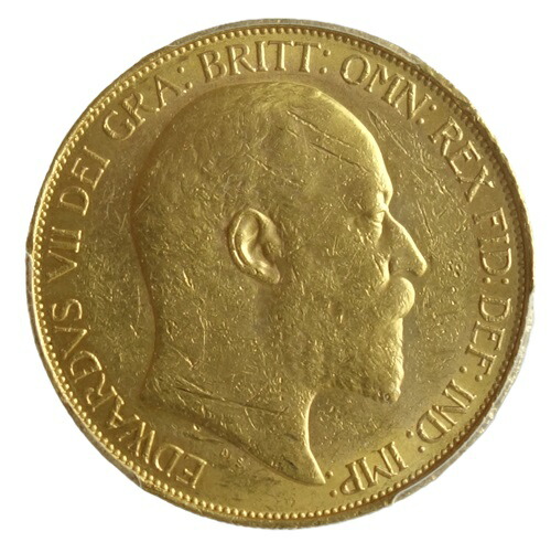 楽天市場】イギリスソブリン金貨エドワード7世1910年極美品 : 紅林コイン