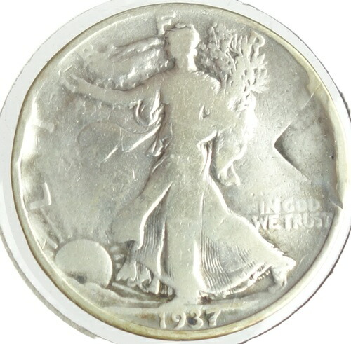 ウォーキングリバティ銀貨/1946年、1937年2枚セット合計24.5g ウォーキングリバティ銀貨/1946年、1937年2枚セット合計24.5g
