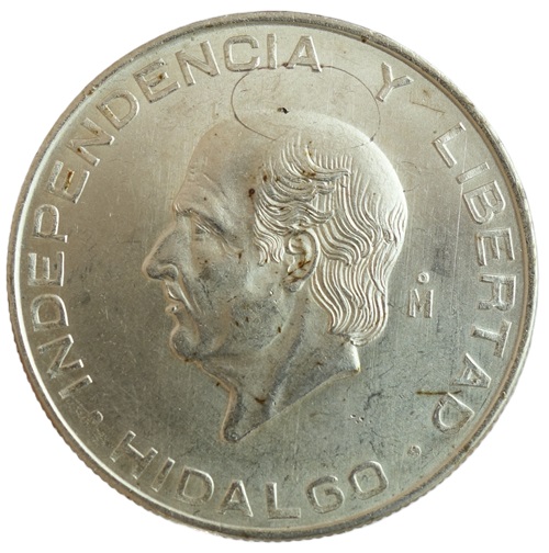 楽天市場】1960 年メキシコ銀貨 10 ペソ 150 周年記念平均円周