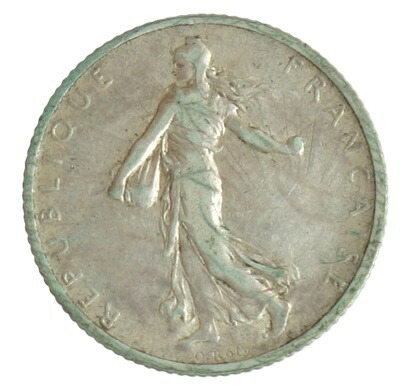 楽天市場】フランス銀貨 5フラン 種蒔くマリアンヌ 大地の恵み 年代