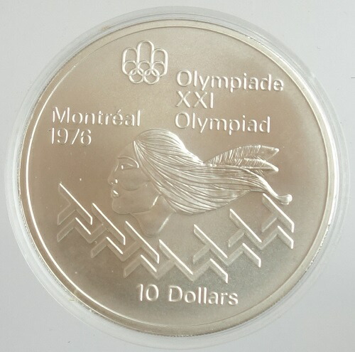 1976年オリンピック 10ドル 銀貨 カナダ 10ドル モントリオール オリンピック 銀貨 1976年 - メルカリ