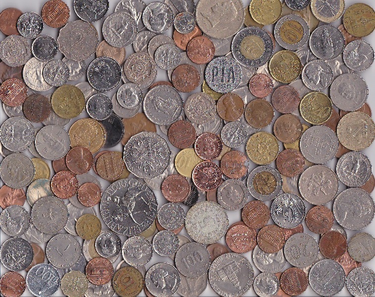 楽天市場】外国コイン いろいろお得なパック約700ｇ入り！ : 紅林コイン