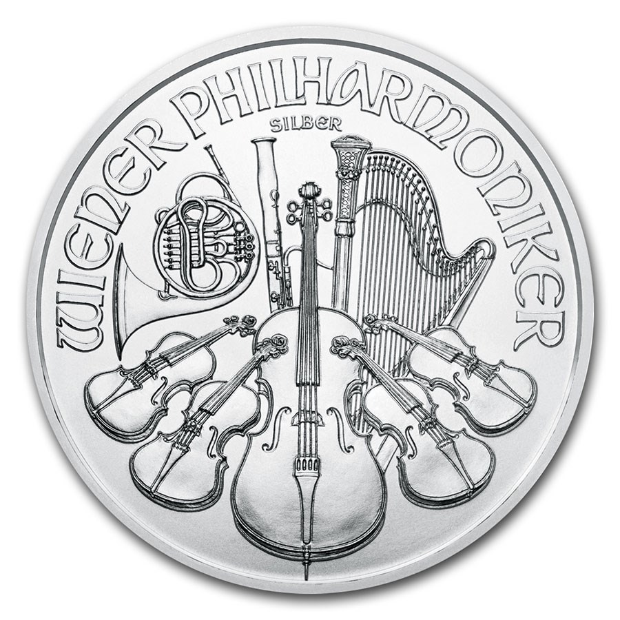 銀貨3枚『ウィーン・フィルハーモニー』2020年純銀1オンス銀貨