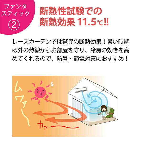 驚異の機能!レースカーテン「困った時はこれ一枚」。Fサイズ(幅)125又は150cm×(丈)203〜248cm×2枚組ミラーレース効果・遮熱効果・保温効果◎夏冬、節電対策OK!ウォッシャブル(シアー断熱おしゃれ窓かわいいベランダ子供ミラーカーテンプライバシー防寒)