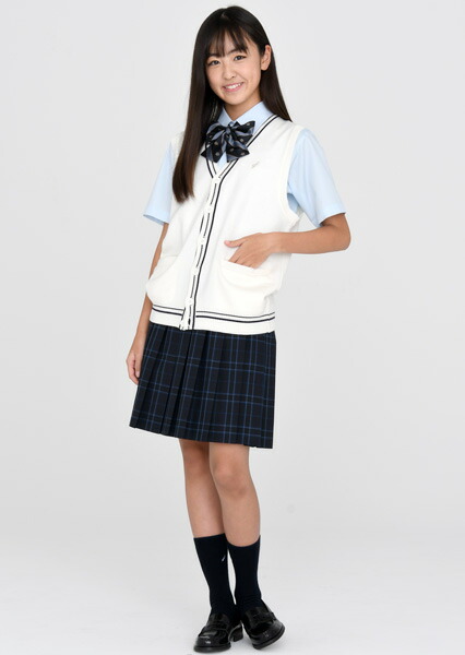 Kuri Ori クリオリ ウエスト60 63 66 69 72cm スカート丈48 51cm ひざ上丈 サマースカートskr399 黒 紺チェック 青格子制服プリーツスカート 日本製 送料無料 夏服 車ヒダ Csecully Fr