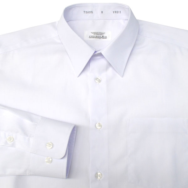ホワイト 半袖シャツ estroso 楽天市場】男子用半袖カッターワイシャツ白無地 サイズ140〜190 3S
