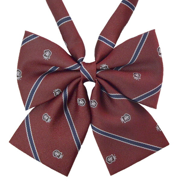 楽天市場】スクールリボン エンジ・ワインレッド×ローズピンク ユリ