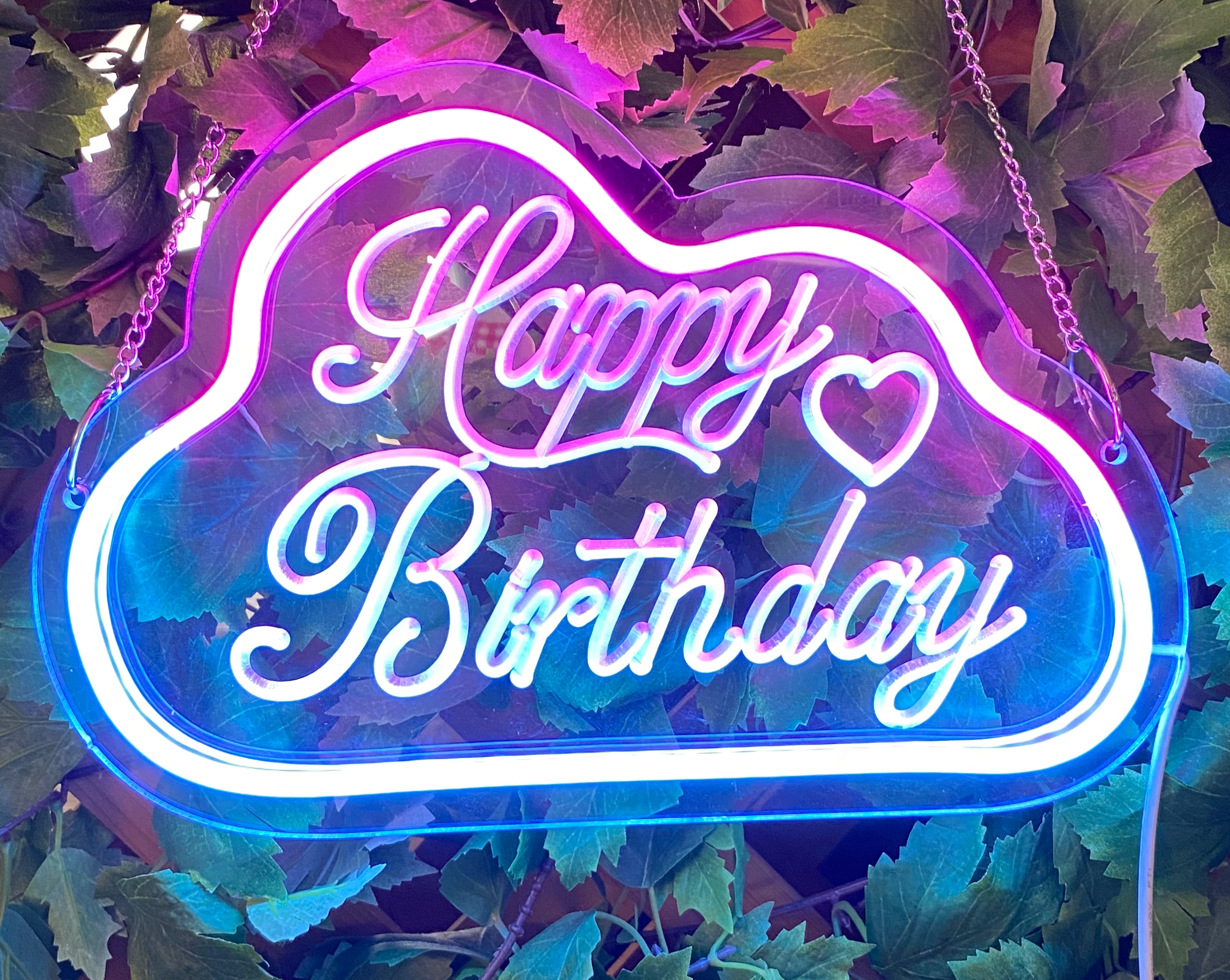 営業 LED ネオンサイン ネオンライト happy birthday ハッピー