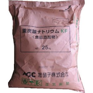 AGC　業務用クラフト袋入食品グレード重曹（重炭酸ナトリウム　KF）25ｋｇ　炭酸水素ナトリウム　重炭酸ソーダ