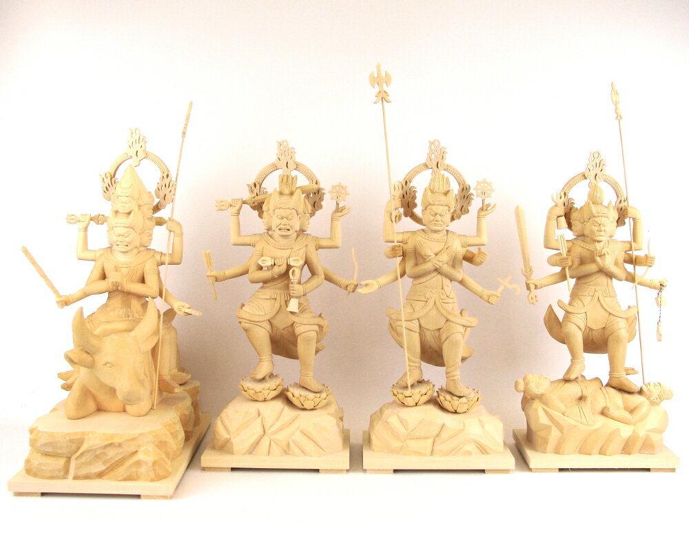 楽天市場】仏像 金剛夜叉明王 立像 32cm 桧木彩色 : 栗田こだわり仏像