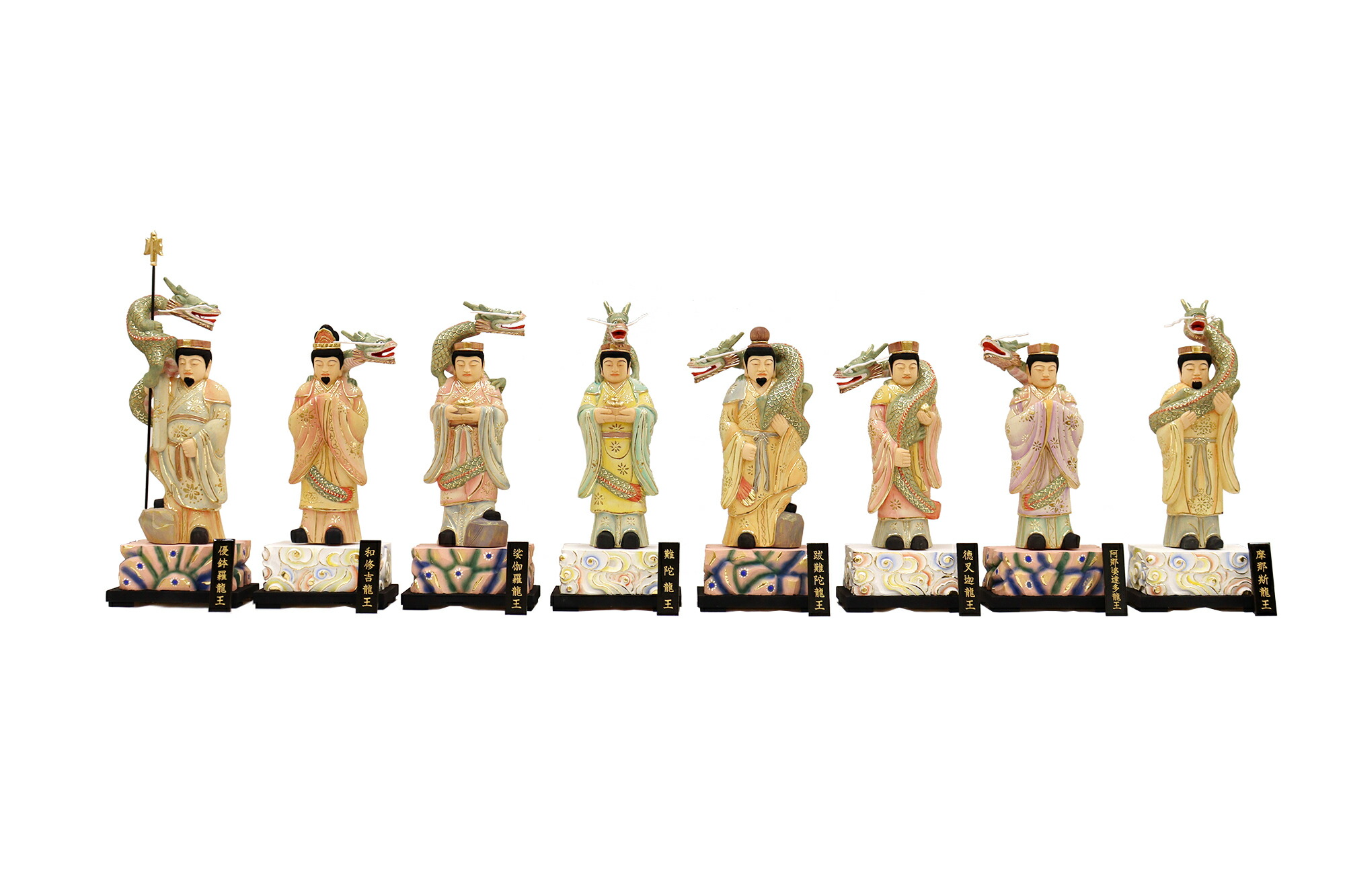 楽天市場】木彫り 仏像 八大竜王 八大龍王 29cm 桧製 [Ryusho] : 龍祥本舗